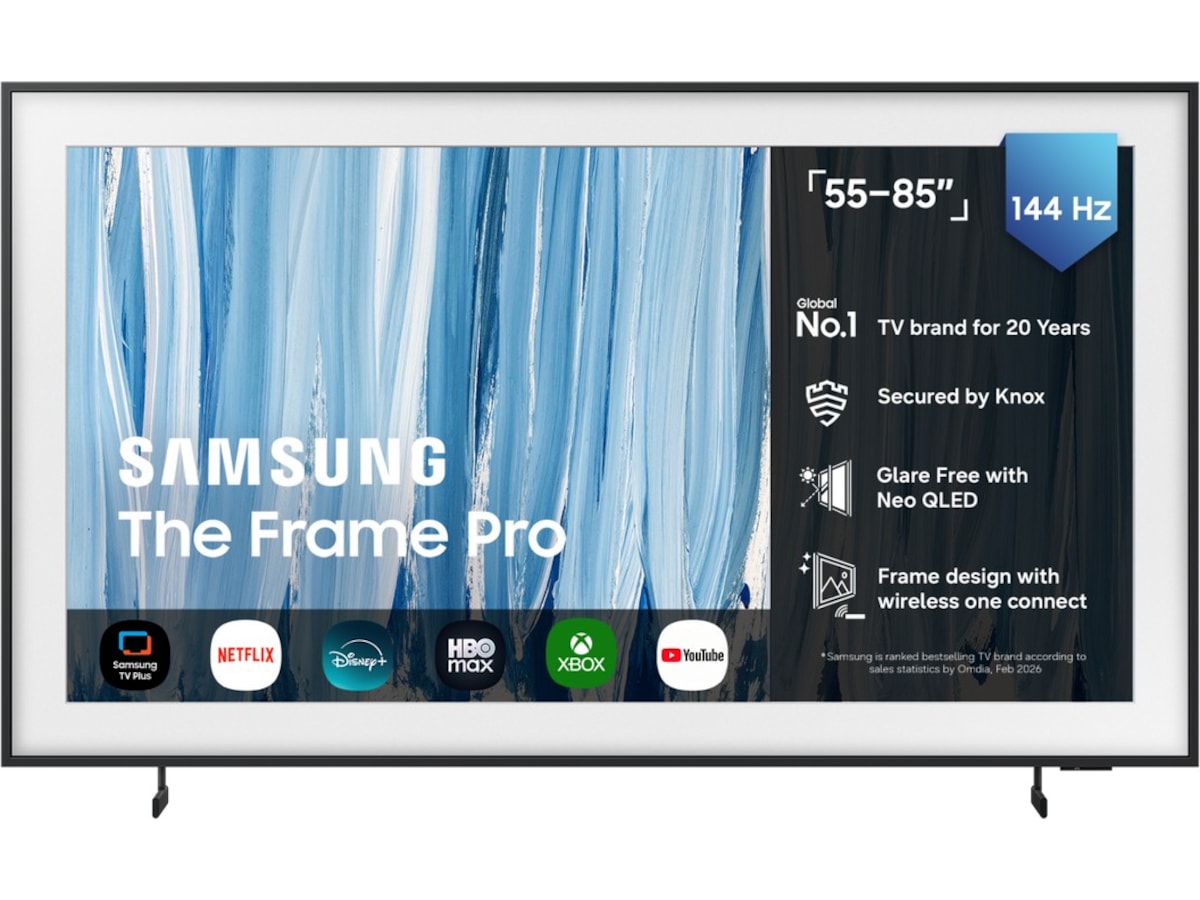 Samsung 55" The Frame Pro Neo QLED 4K Mini LED Smart TV (2026) 50 - 59 tommer TV