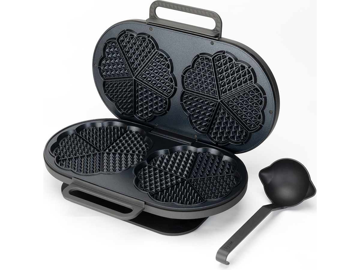 Wilfa Joy Double vaffeljern 1500W (svart) Vaffeljern