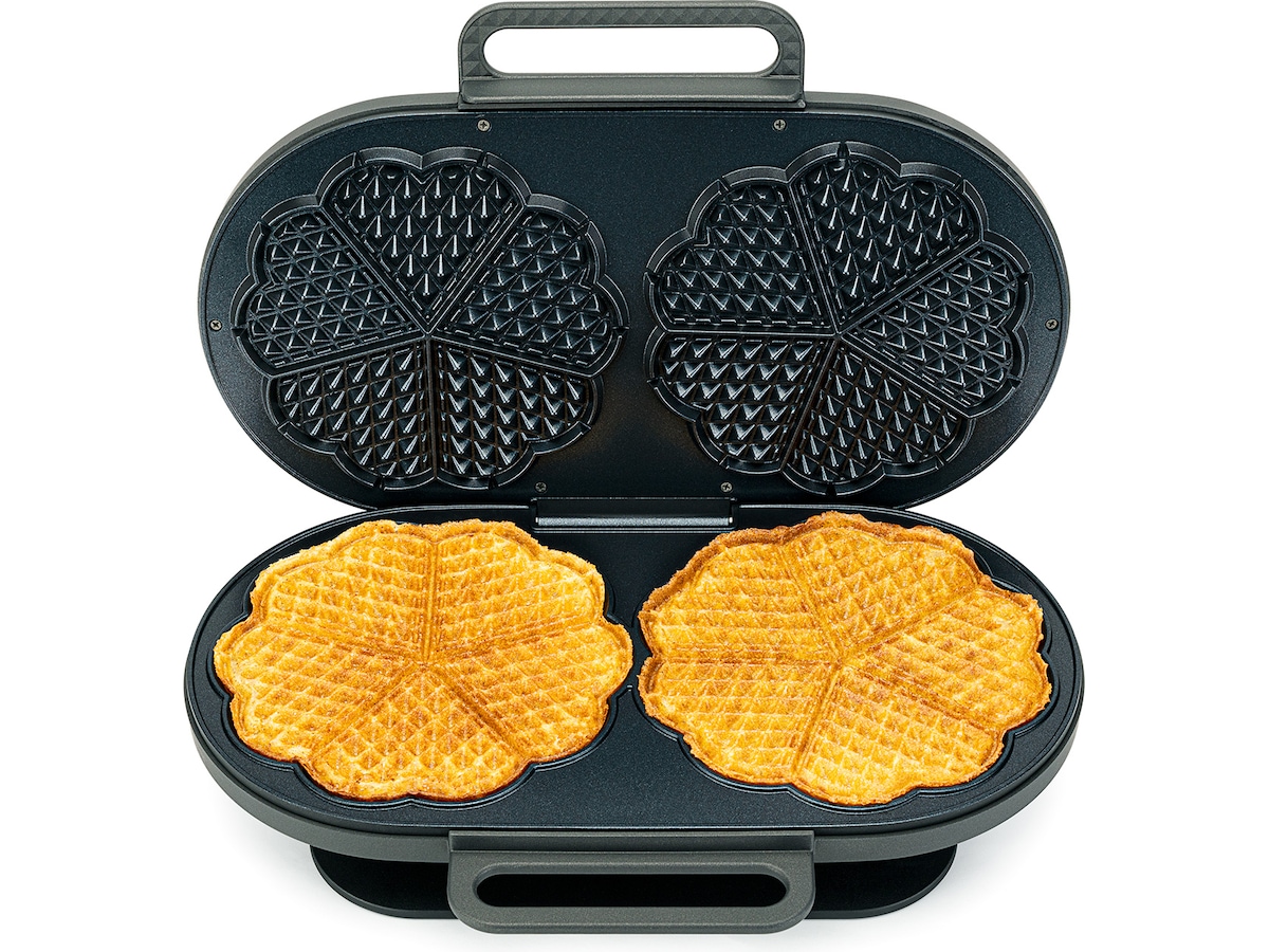 Wilfa Joy Double vaffeljern 1500W (svart) Vaffeljern
