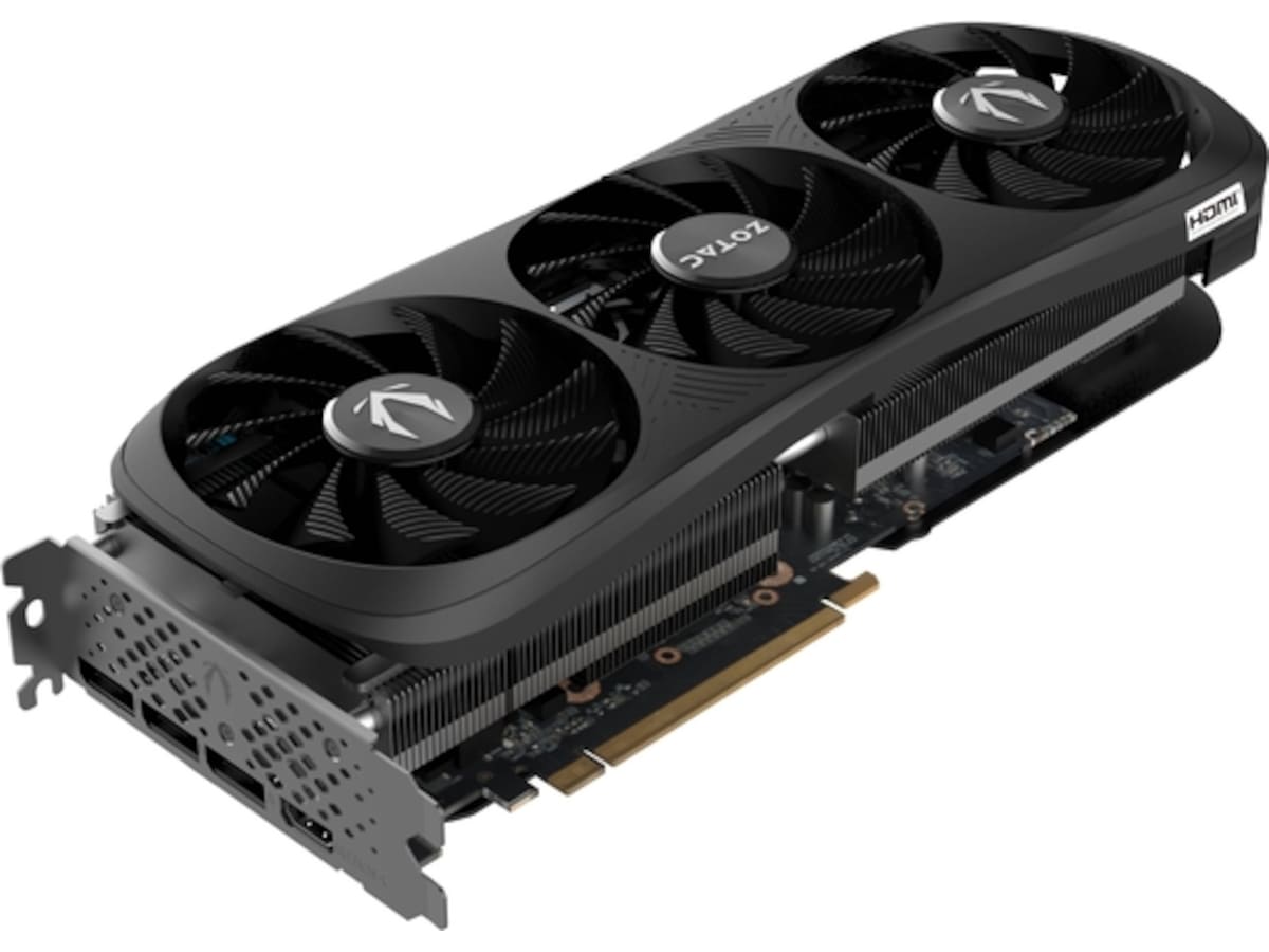 ZOTAC GAMING GeForce RTX 4070 Ti SUPER Trinity (sort) -B-Grade Demo skjermkort