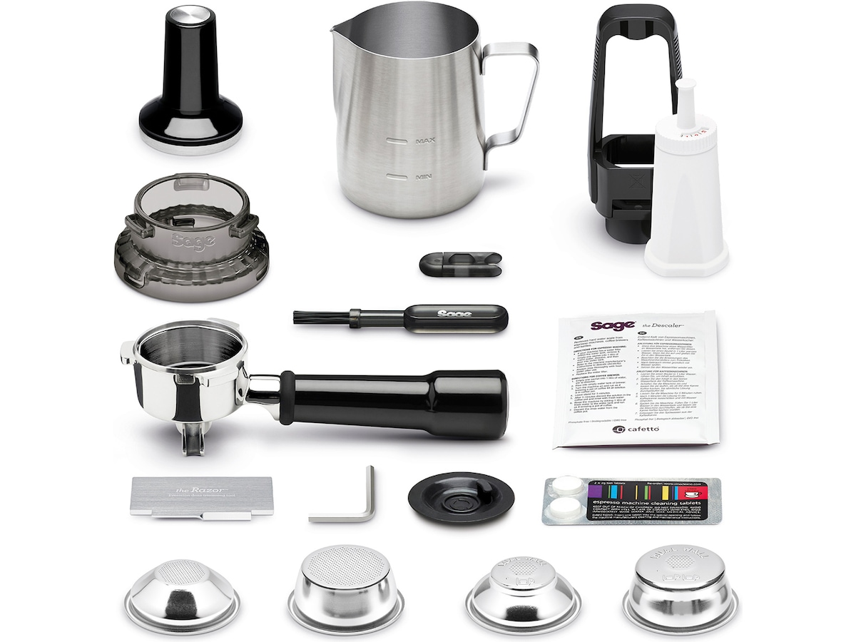 Sage Barista Pro espressomaskin (svart trøffel) Espressomaskiner