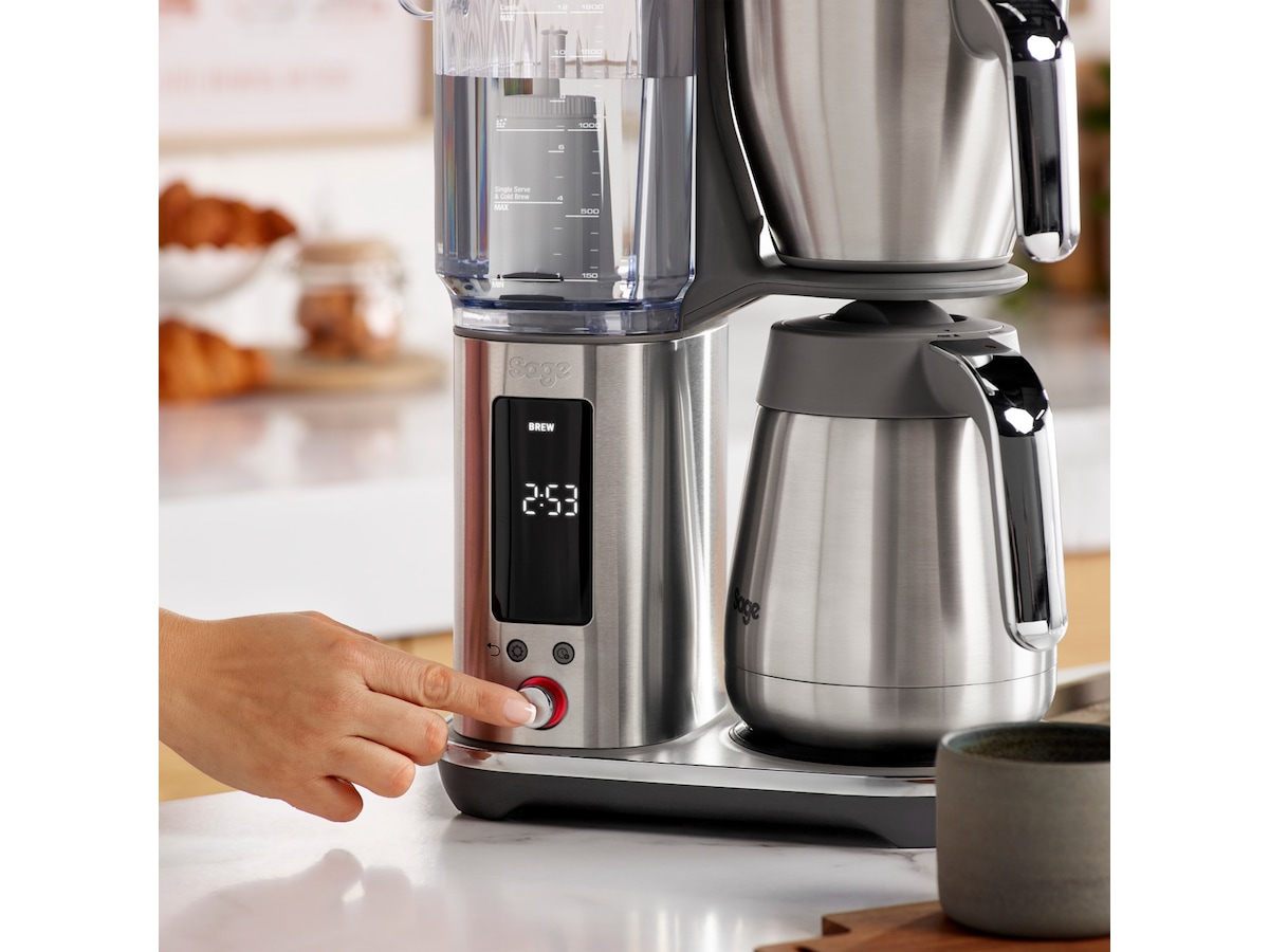 Sage the Luxe Brewer Thermal Kaffemaskine (børstet rustfritt stål) Kaffetraktere
