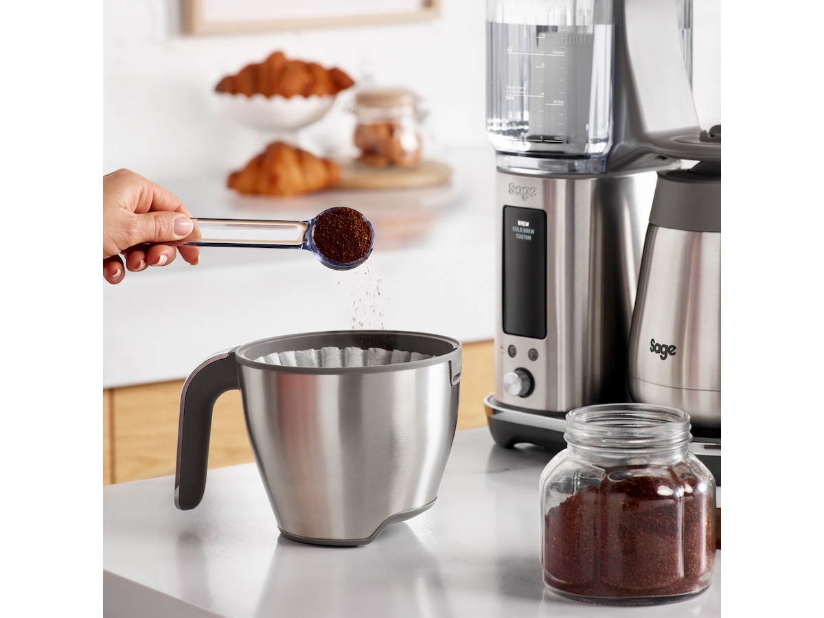 Sage the Luxe Brewer Thermal Kaffemaskine (børstet rustfritt stål) Kaffetraktere