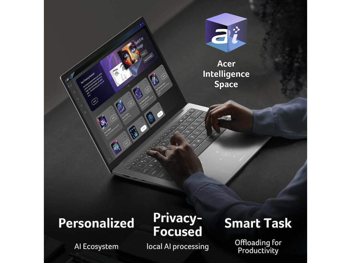 Acer Swift Edge 14 AI 14" OLED WQXGA+ PC - Bærbar / laptop
