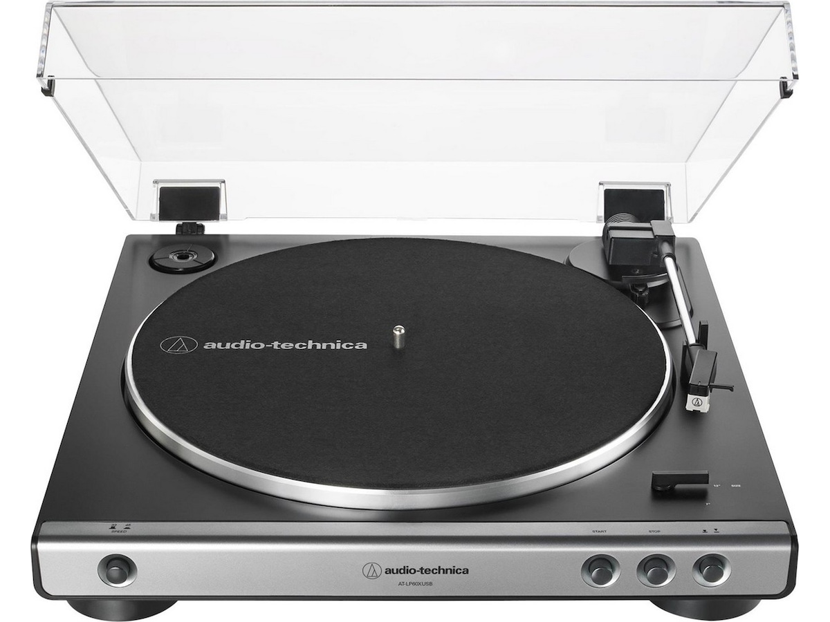 Audio-Technica AT-LP60XUSB Platespiller (grå) Platespiller