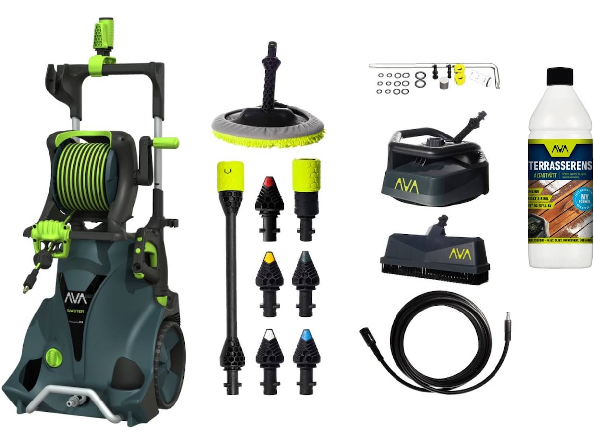 AVA Master 2.0 P80 Large Bundle + tilbehør Høytrykkspylere