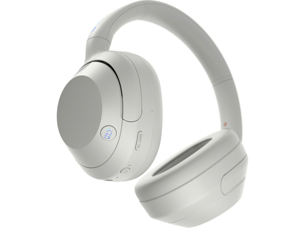 Sony ULT WEAR trådløse hodetelefoner Over-Ear (hvit) + Sony WI-C100 Hodetelefoner