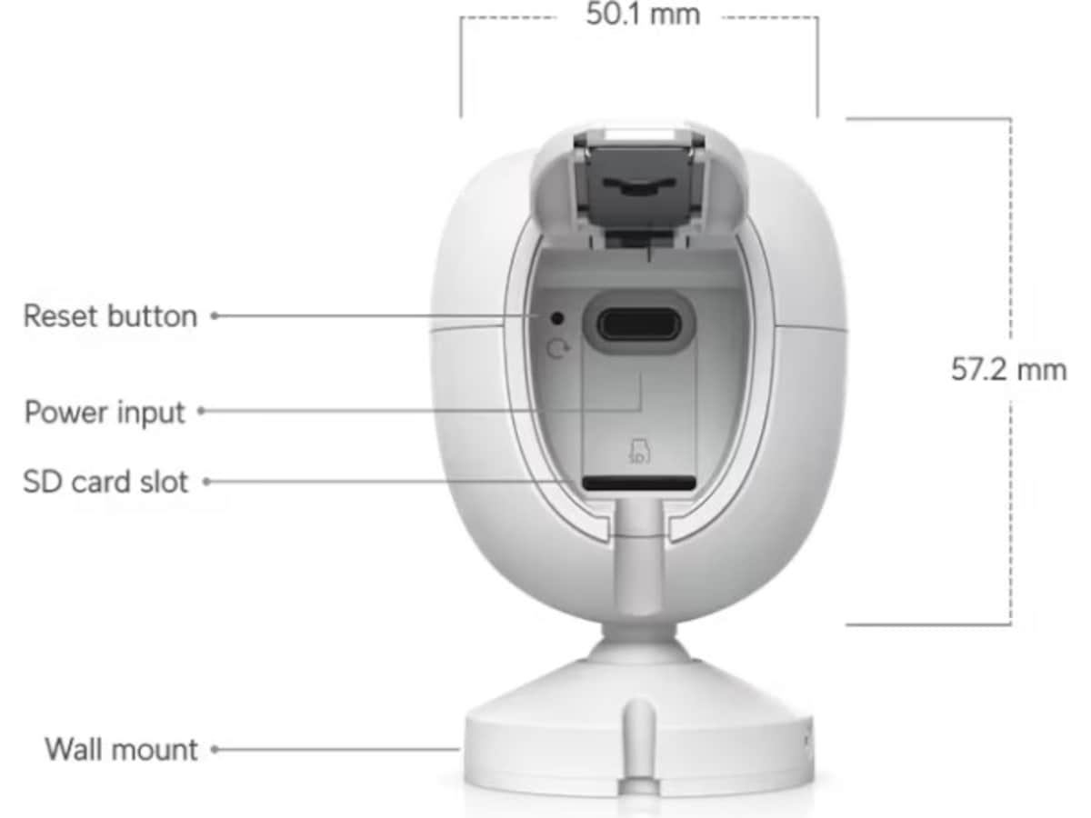 Ubiquiti G6 Instant 4K Overvåkningskamera (hvit) Overvåkningskameraer