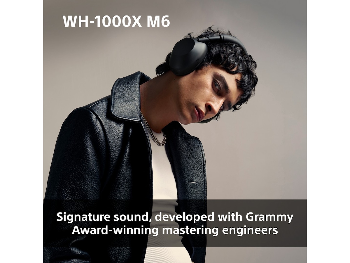 Sony WH-1000XM6 trådløse hodetelefoner, Over-Ear (sort) + Sony WH-CH520 Hodetelefoner
