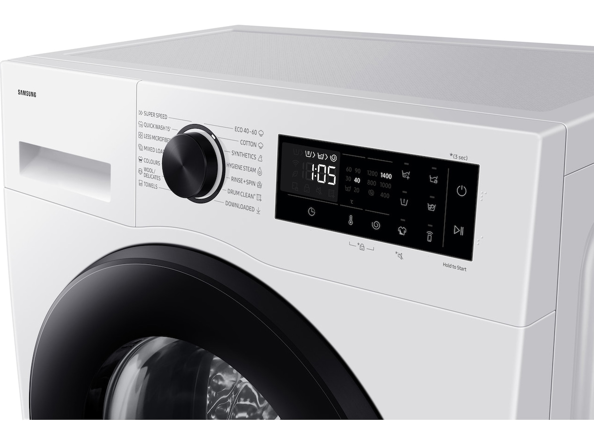 Samsung Vaskemaskin AI Ecobubble 9kg WW90DG5G34AEEE Vaskemaskin