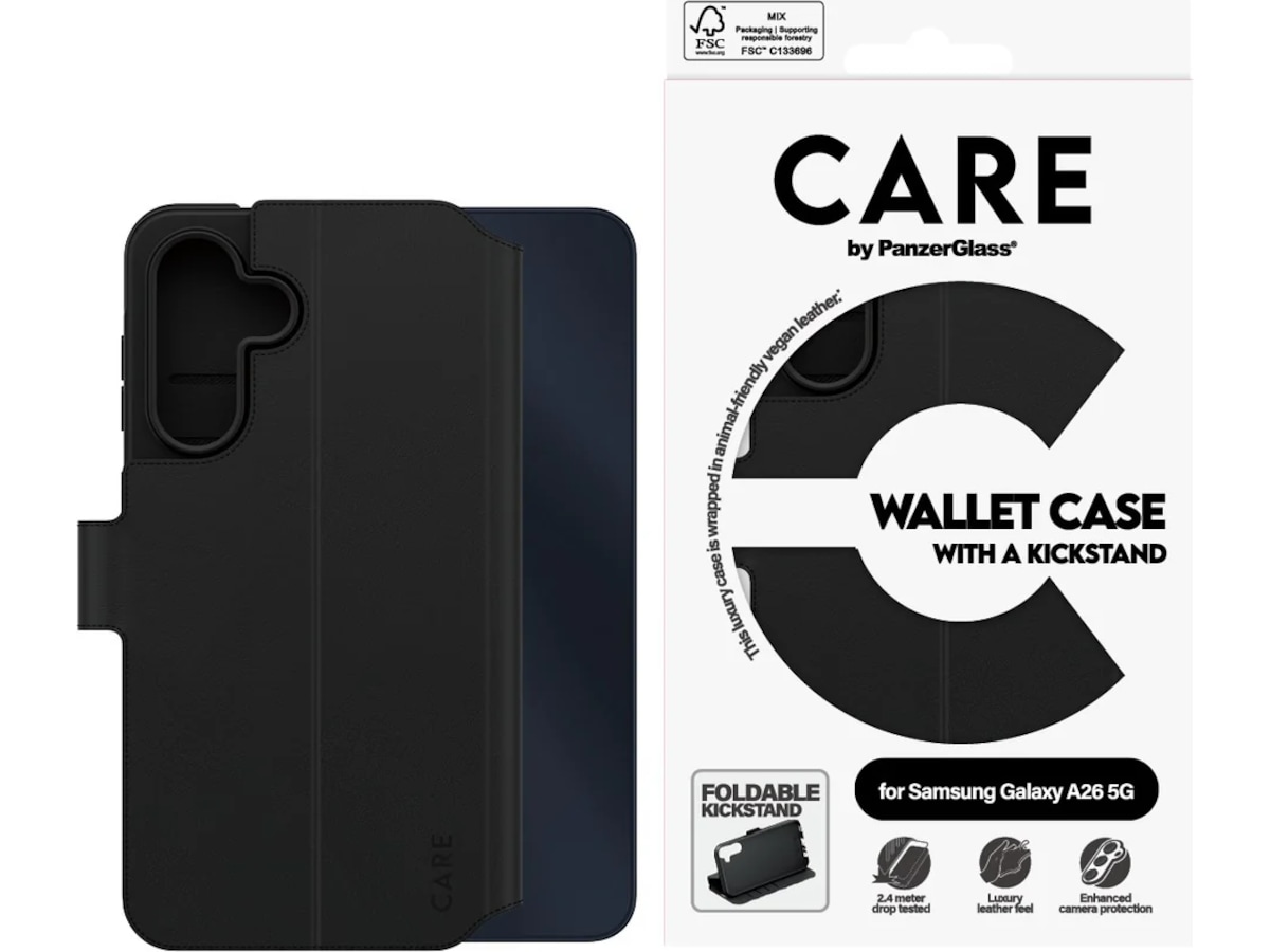 PanzerGlass CARE Wallet Case Galaxy Mobildeksel