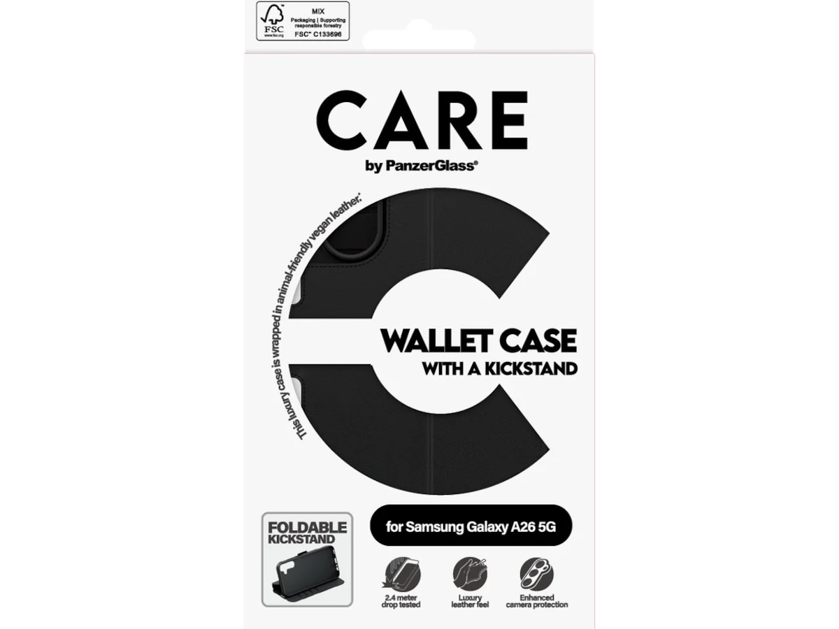 PanzerGlass CARE Wallet Case Galaxy Mobildeksel
