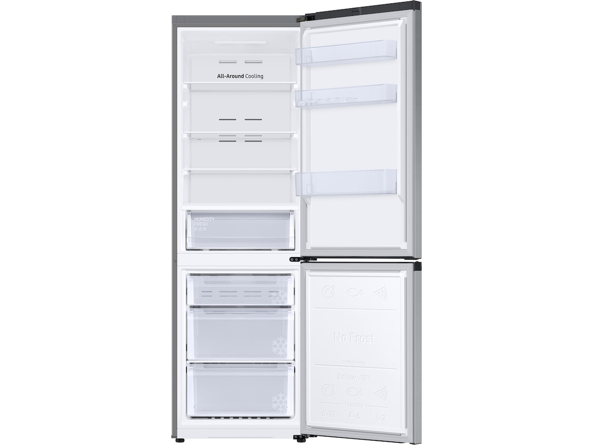Samsung Series 6 Kjøl- og fryserskap (sølv) Kombiskap