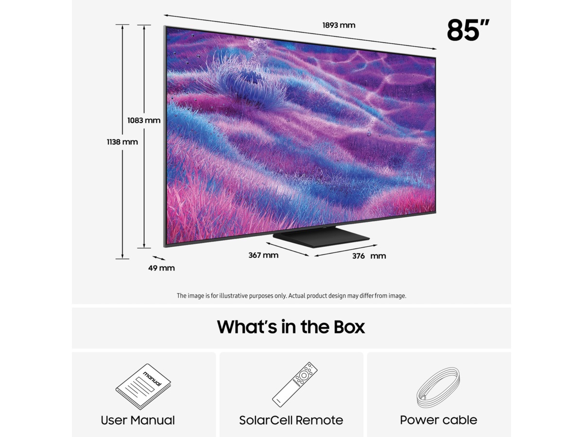 Samsung 85" QN80F Neo QLED 4K Mini LED Smart TV (2025) -B-Grade Demo TV/projektor