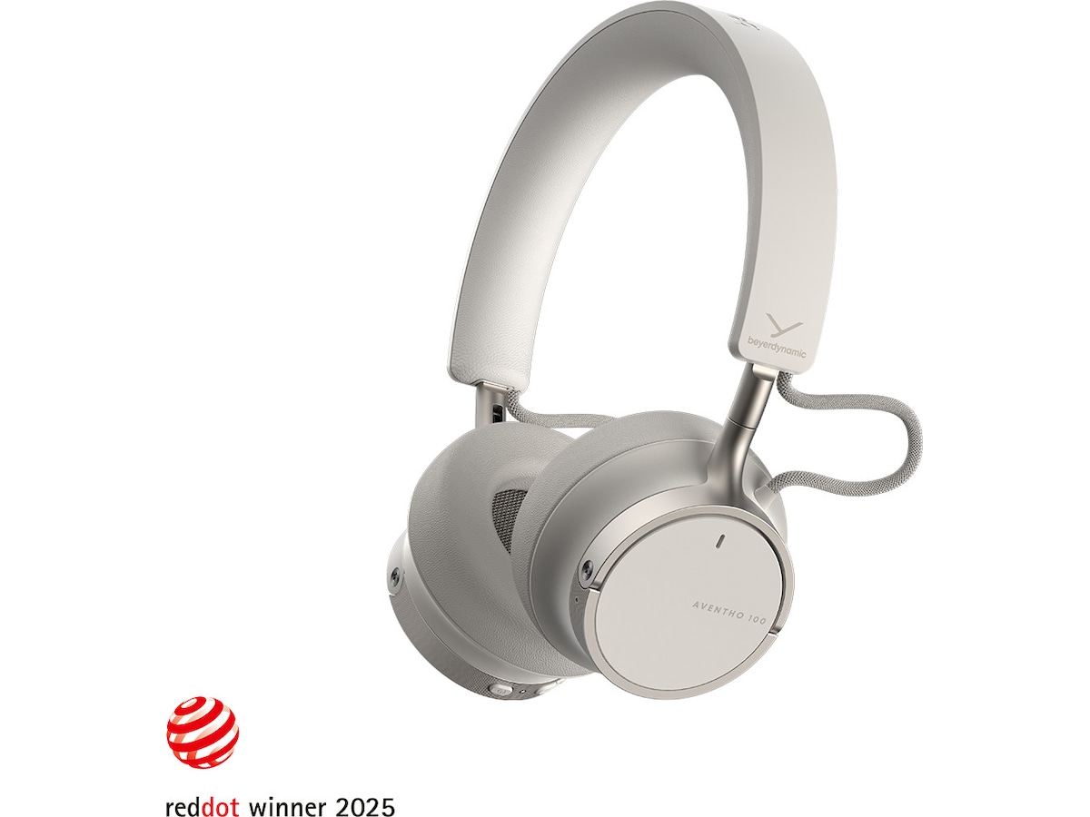 beyerdynamic Aventho 100 trådløse hodetelefoner, On-Ear (cream) Hodetelefoner