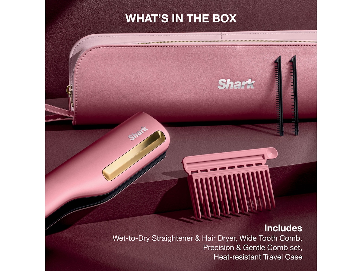 Shark HT401EUPK Silki Pro Straight rettetang (Pink) Hårpleie & styling