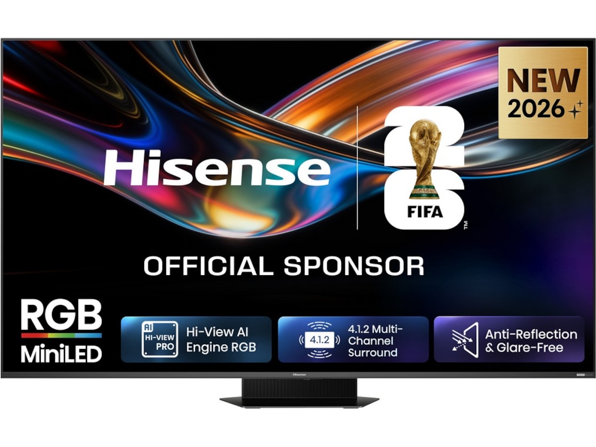Hisense 75" UR9S RGB MiniLED 4K Smart TV (2026) 70 - 79 tommer TV