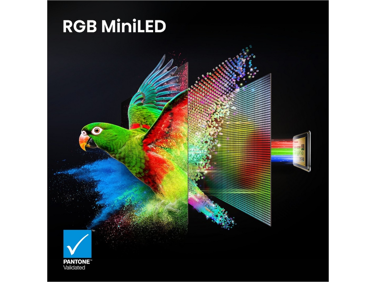 Hisense 75" UR9S RGB MiniLED 4K Smart TV (2026) 70 - 79 tommer TV