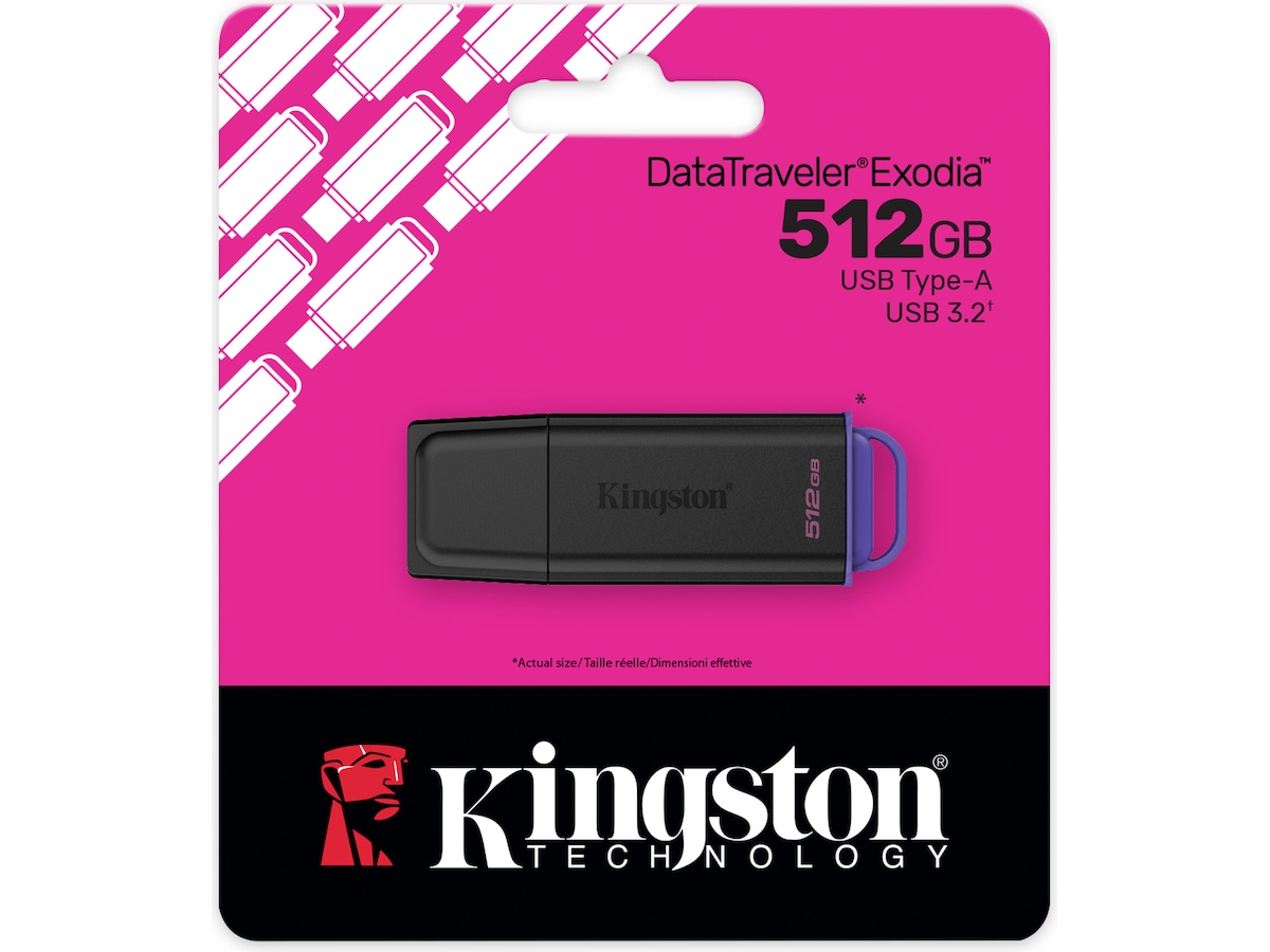 Kingston DataTraveler Exodia 512GB Minnepenn / USB