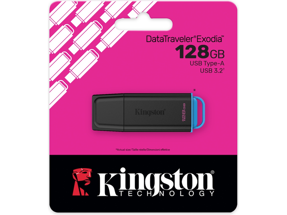 Kingston DataTraveler Exodia 128GB Minnepenn Minnepenn / USB