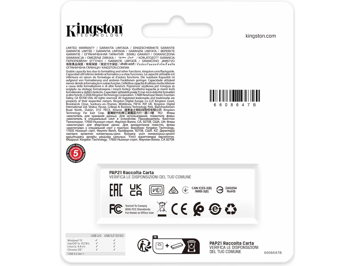 Kingston DataTraveler Exodia 128GB Minnepenn Minnepenn / USB