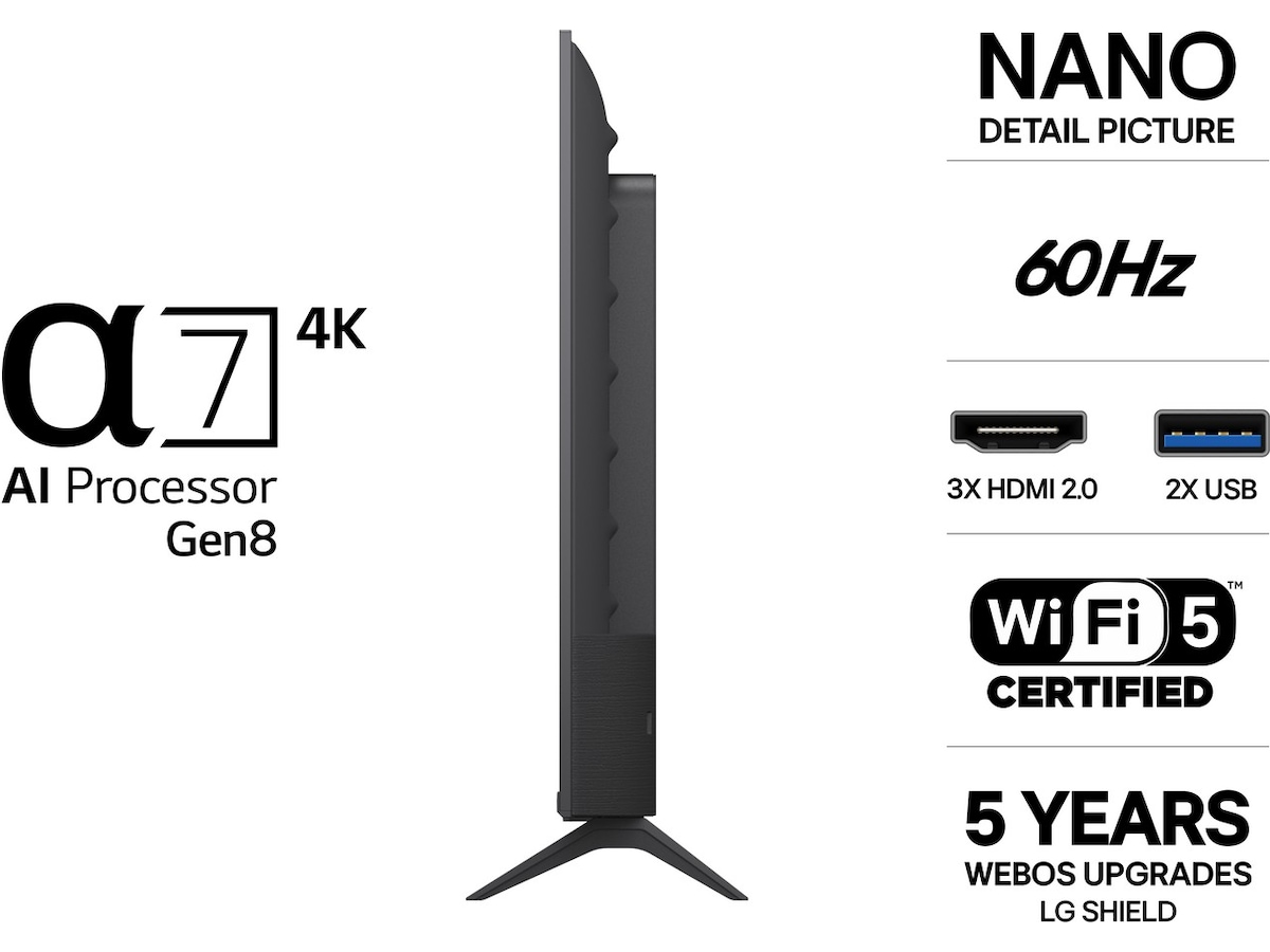 LG 43" NU90 Nano UHD Smart TV (2026) 20 - 49 tommer TV