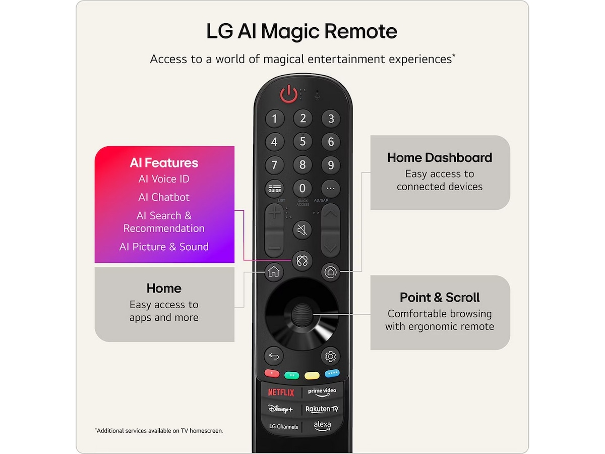 LG 48" G66 OLED evo 4K Smart TV (2026) 20 - 49 tommer TV