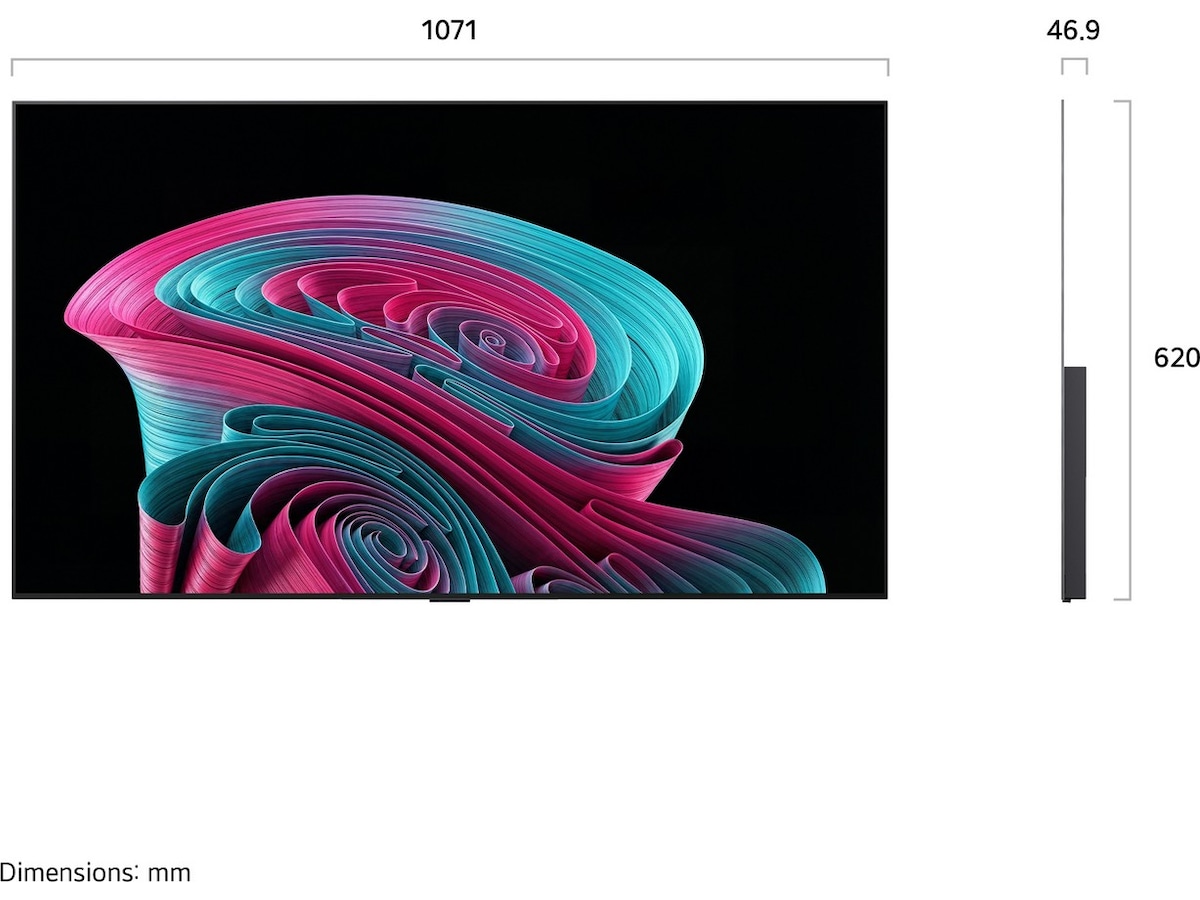 LG 48" C65 OLED Evo Smart TV (2026) 20 - 49 tommer TV