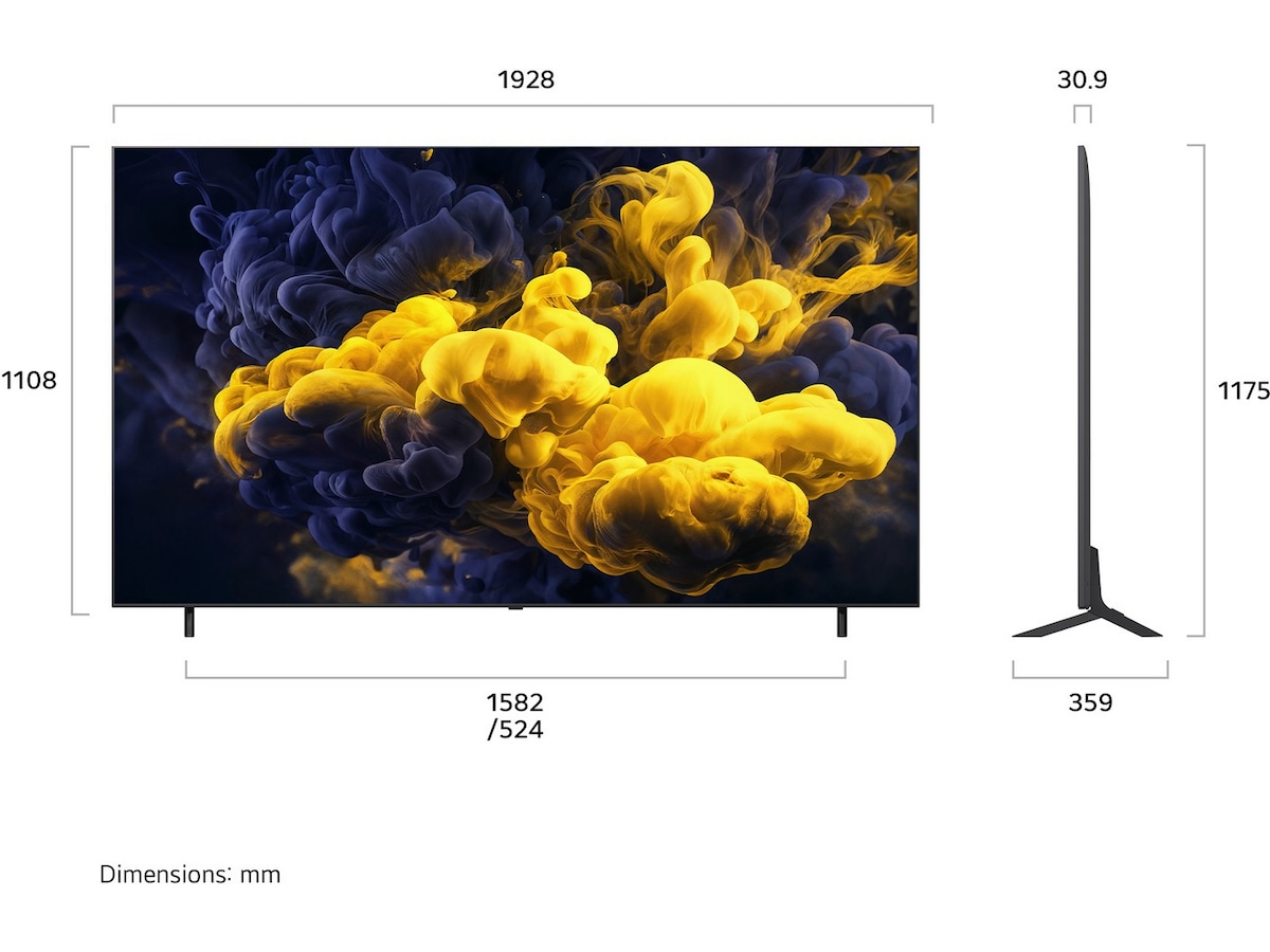 LG 86" QNED86 Evo MiniLED 4k Smart TV (2026) Over 80 tommer TV