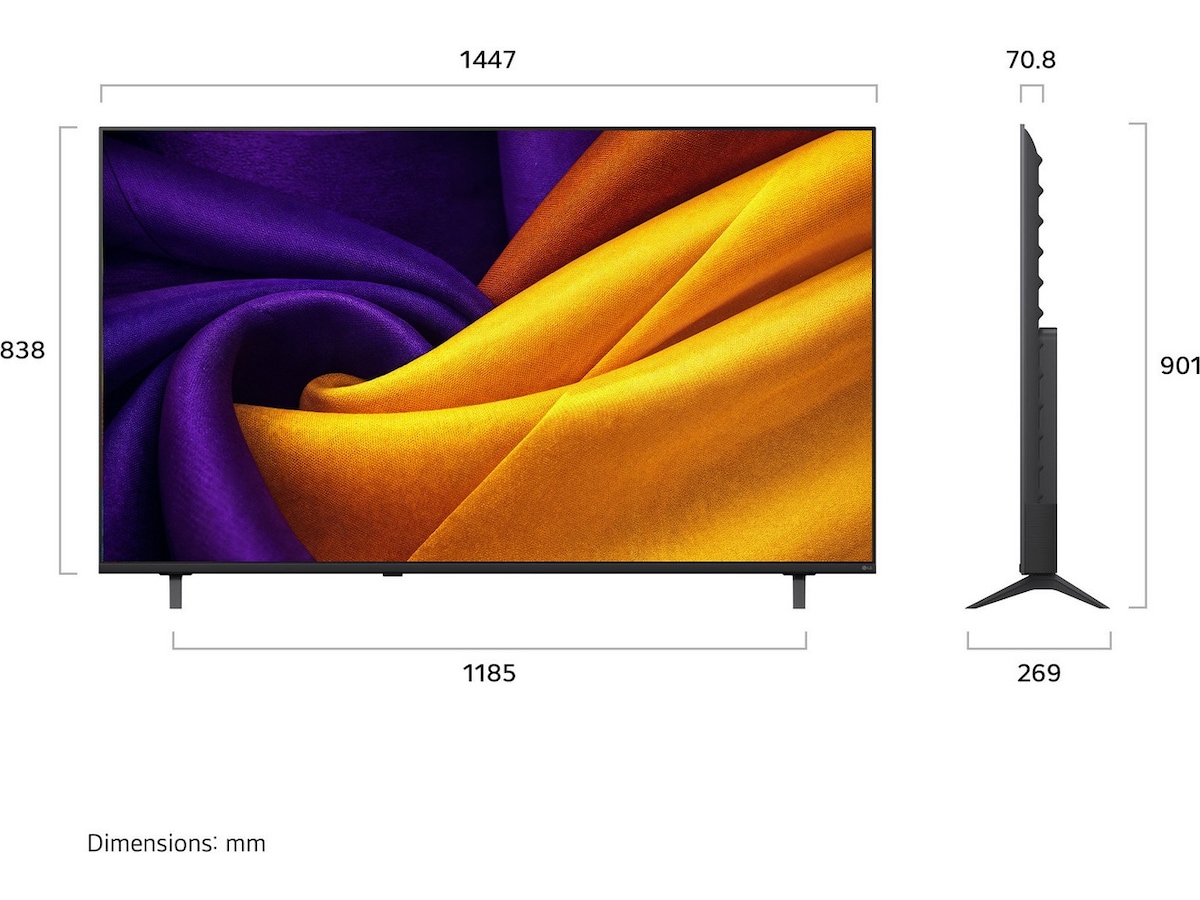 LG 65" NU90 Nano UHD Smart TV (2026) 60 - 69 tommer TV