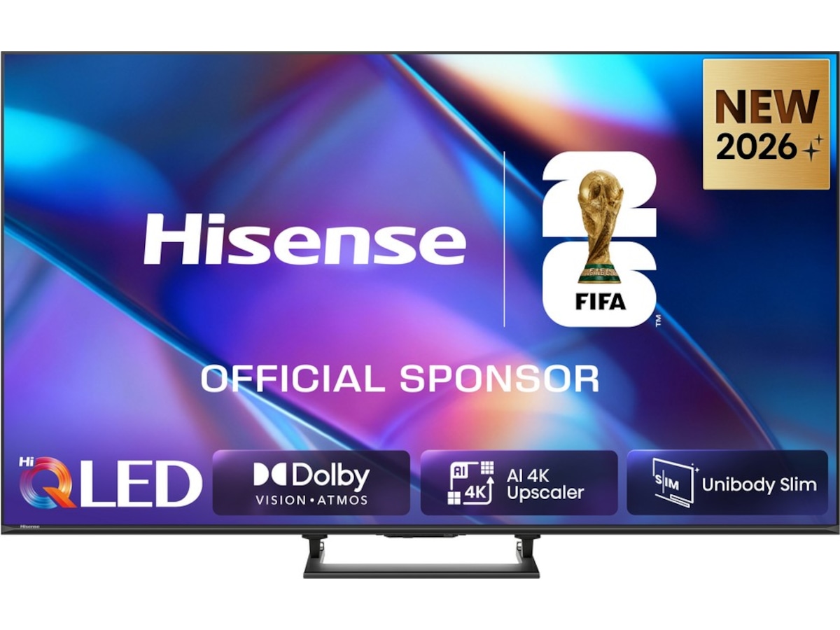 Hisense 55" A7S QLED 4K Smart TV (2026) 50 - 59 tommer TV