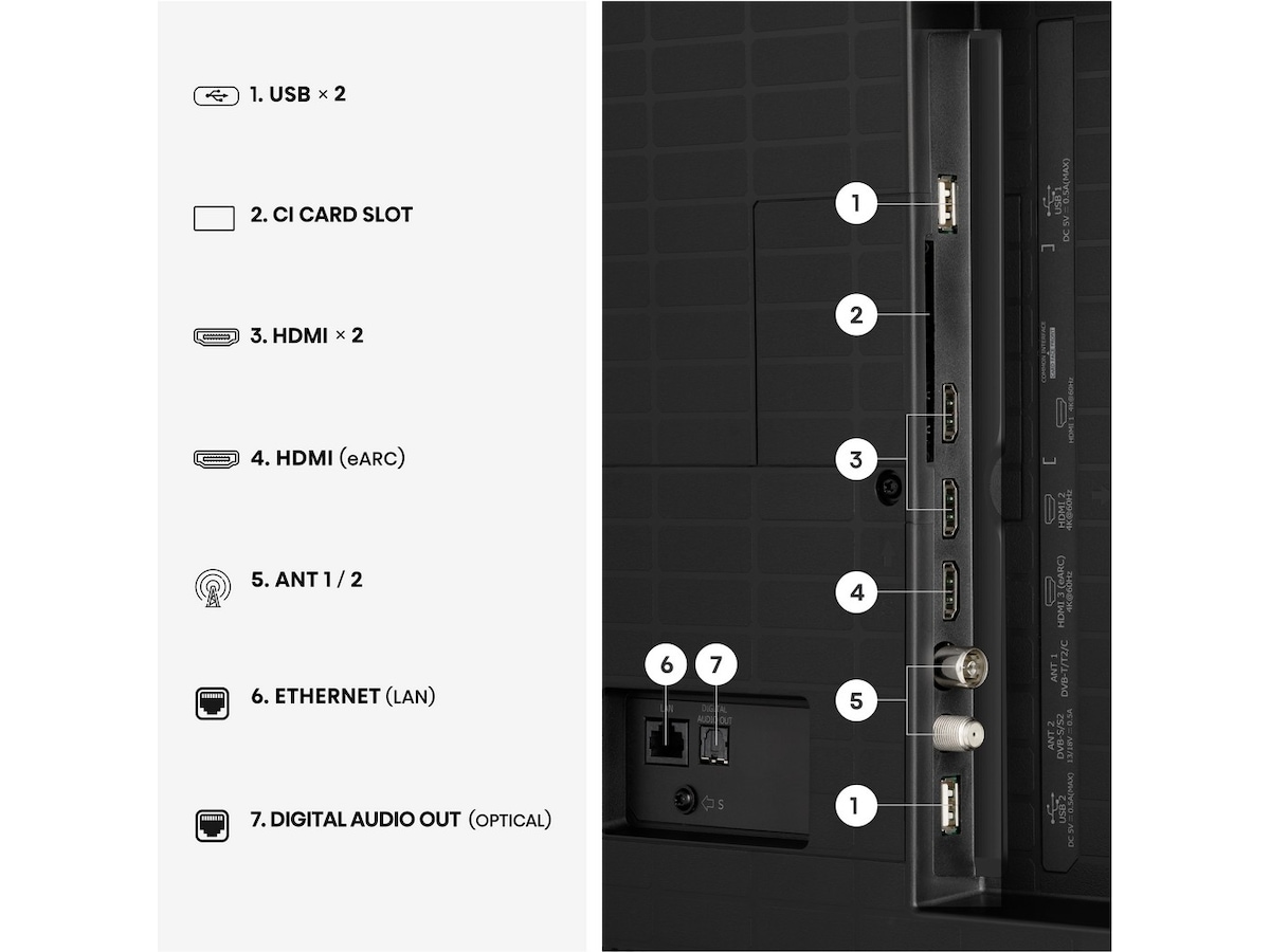 Hisense 55" A7S QLED 4K Smart TV (2026) 50 - 59 tommer TV