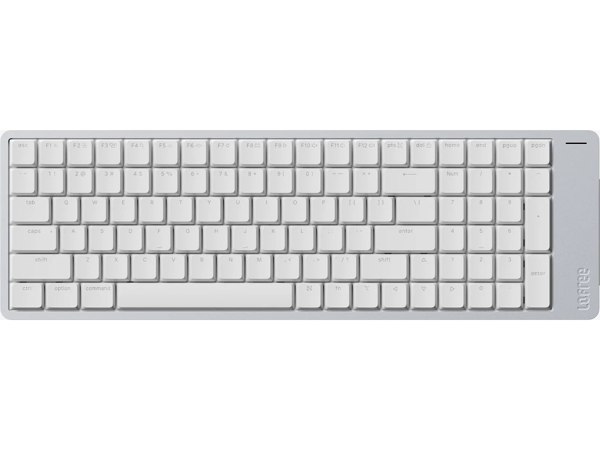 Lofree Flow 2 100 Kailh Void Silent Gamingtastatur (hvit) Gamingtastatur