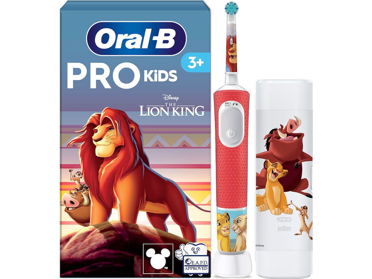 Vitality Pro Kids 3+ Lion King, Travel C Elektriske tannbørster