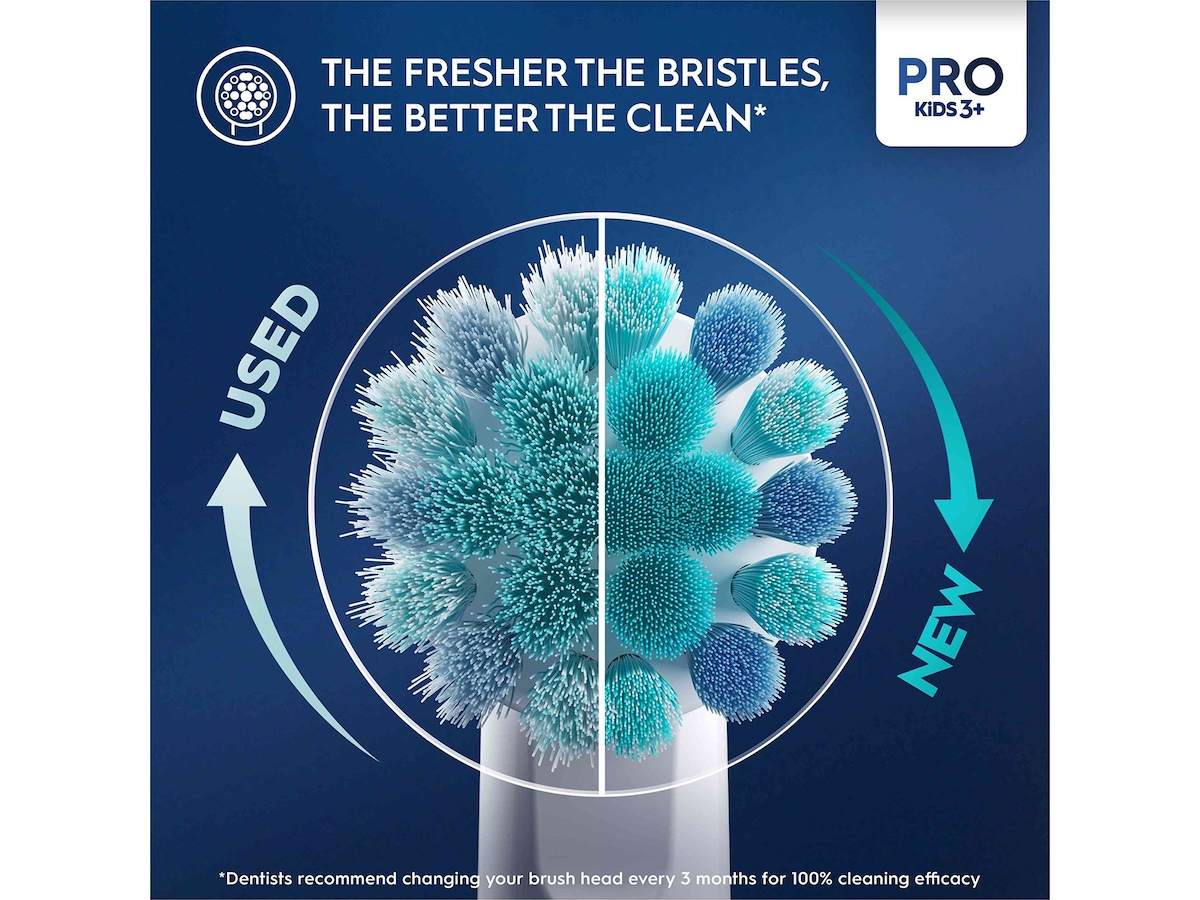 Oral-B Pro Kids borsthoder Løvenes Konge, 4 stk Tannbørstehoder