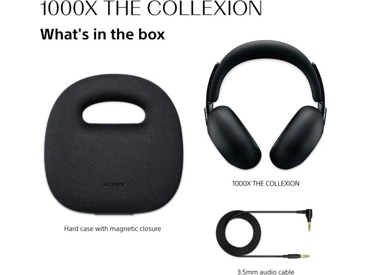 SONY 1000X THE COLLEXION Over-Ear Hodetelefoner (sort) Hodetelefoner