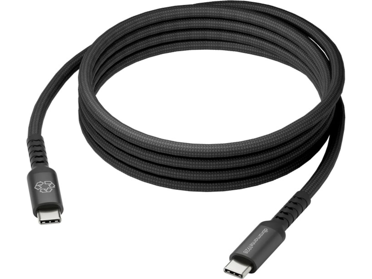 dbramante1928 Re-Charge It USB-C kabel 2m (sort) USB-kabler