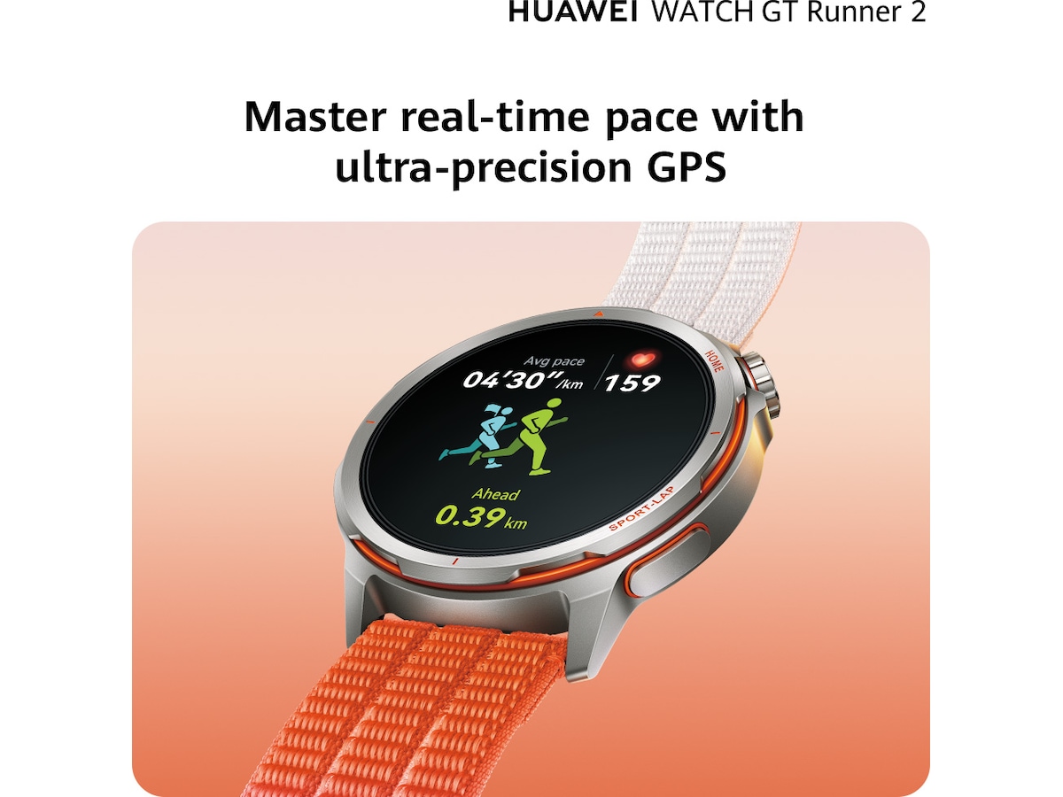 Huawei Watch GT Runner 2 43mm (oransje) -B-Grade Demo klokker