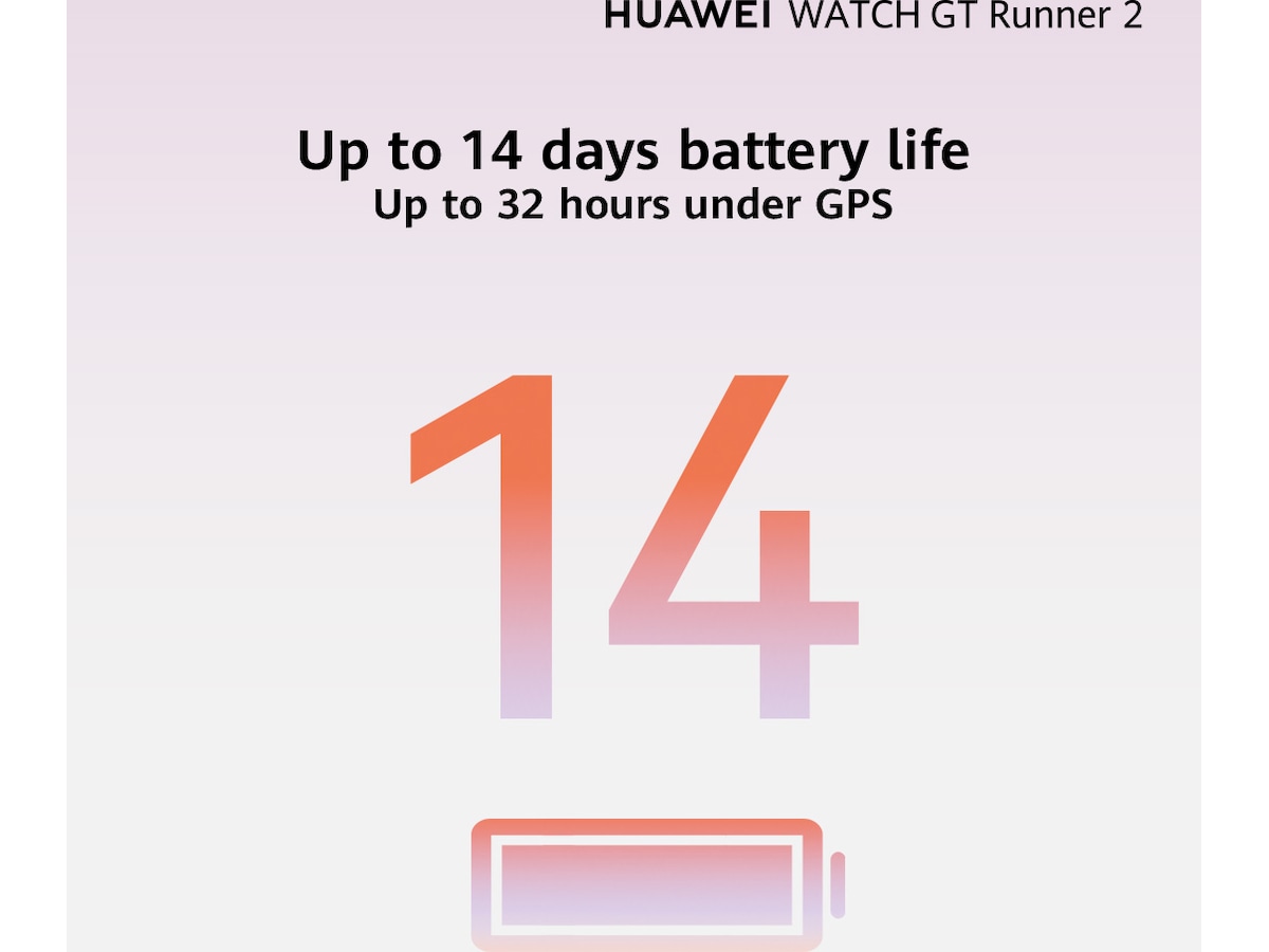 Huawei Watch GT Runner 2 43mm (oransje) -B-Grade Demo klokker