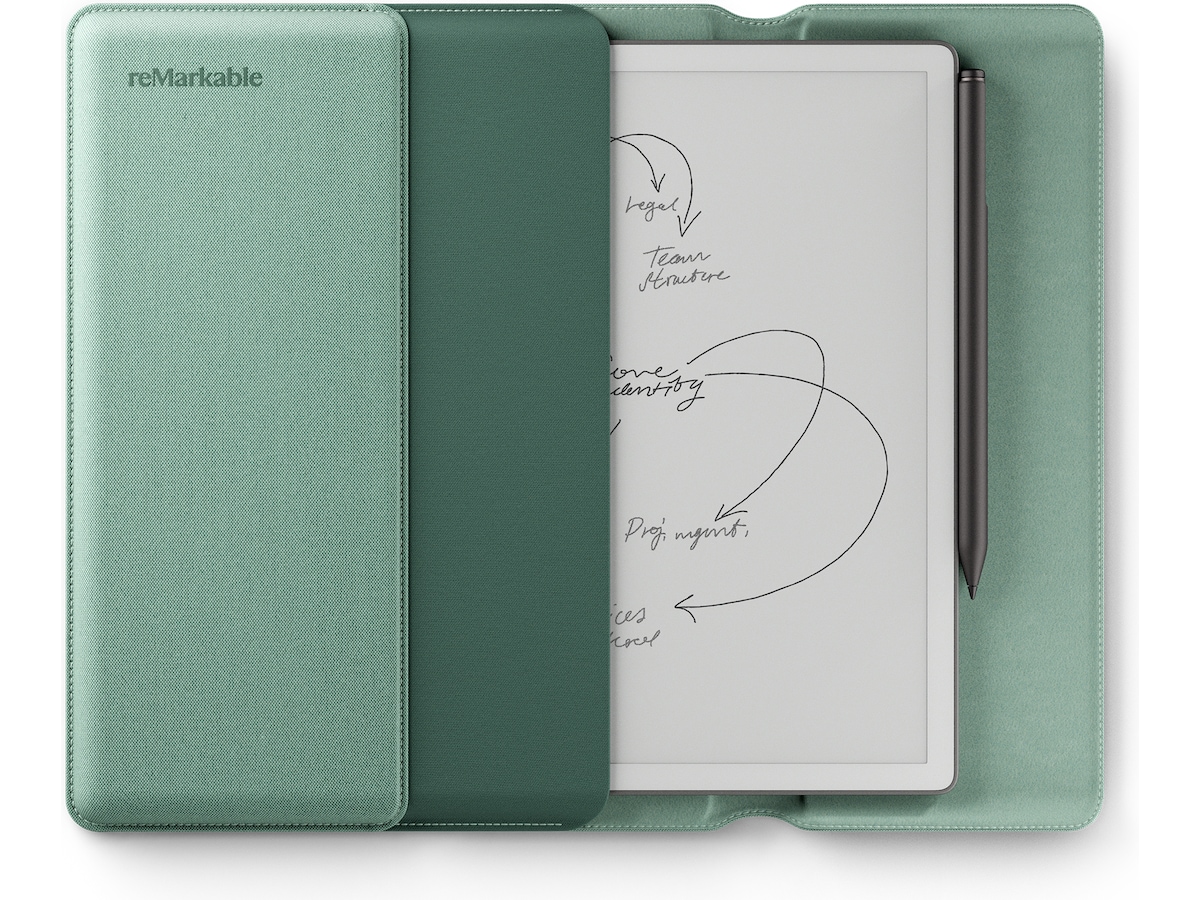 reMarkable Paper Pure 10,3" + Marker Plus + Sleeve Folio (mist green) Digitale notatblokker