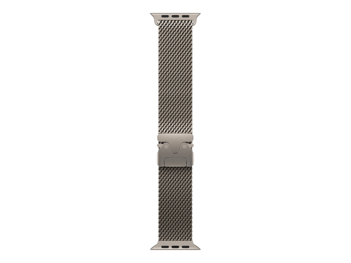 Apple Watch 49mm Milanese Loop (natural titanium) -B-Grade Demo tilbehør til mobiler & klokker