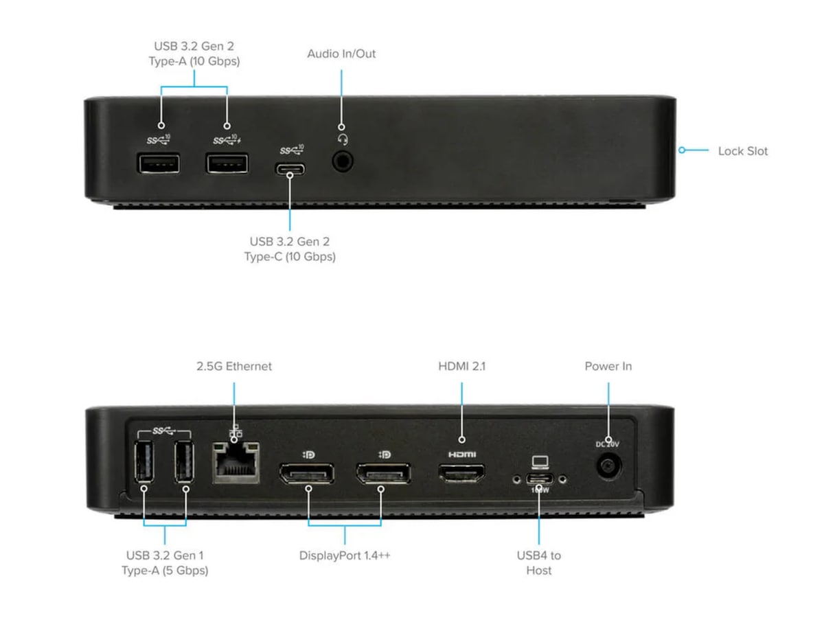 Targus USB4 Triple Video Docking Station 100W Power -B-Grade Demo annet i PC & nettbrett