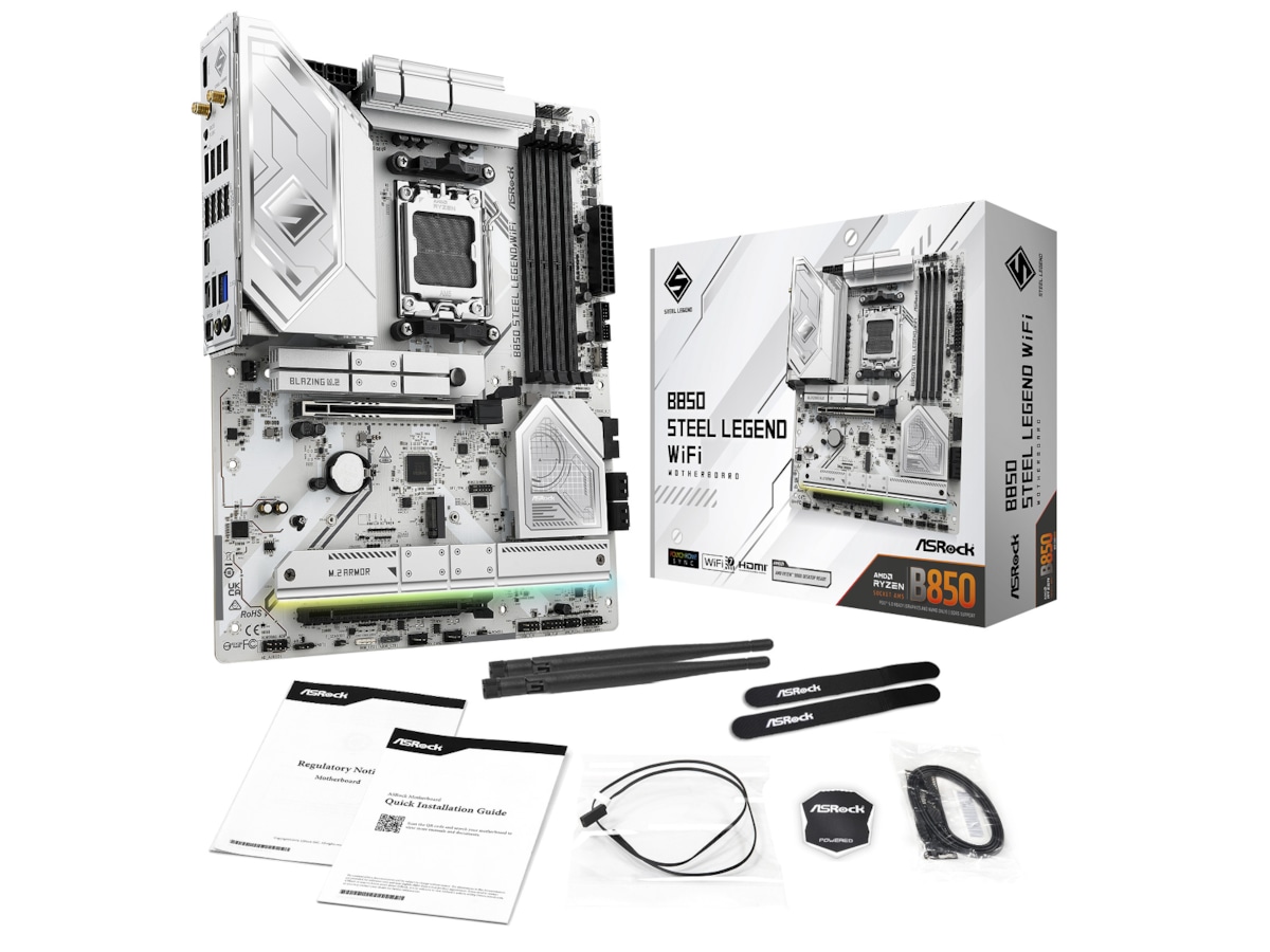 ASRock B850 Steel Legend WiFi Hovedkort -B-Grade Demo hovedkort