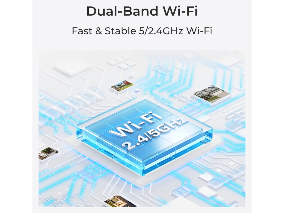 Reolink E1 Outdoor WiFi utendørs overvåkningskamera 4-pack (sort) Overvåkningskameraer