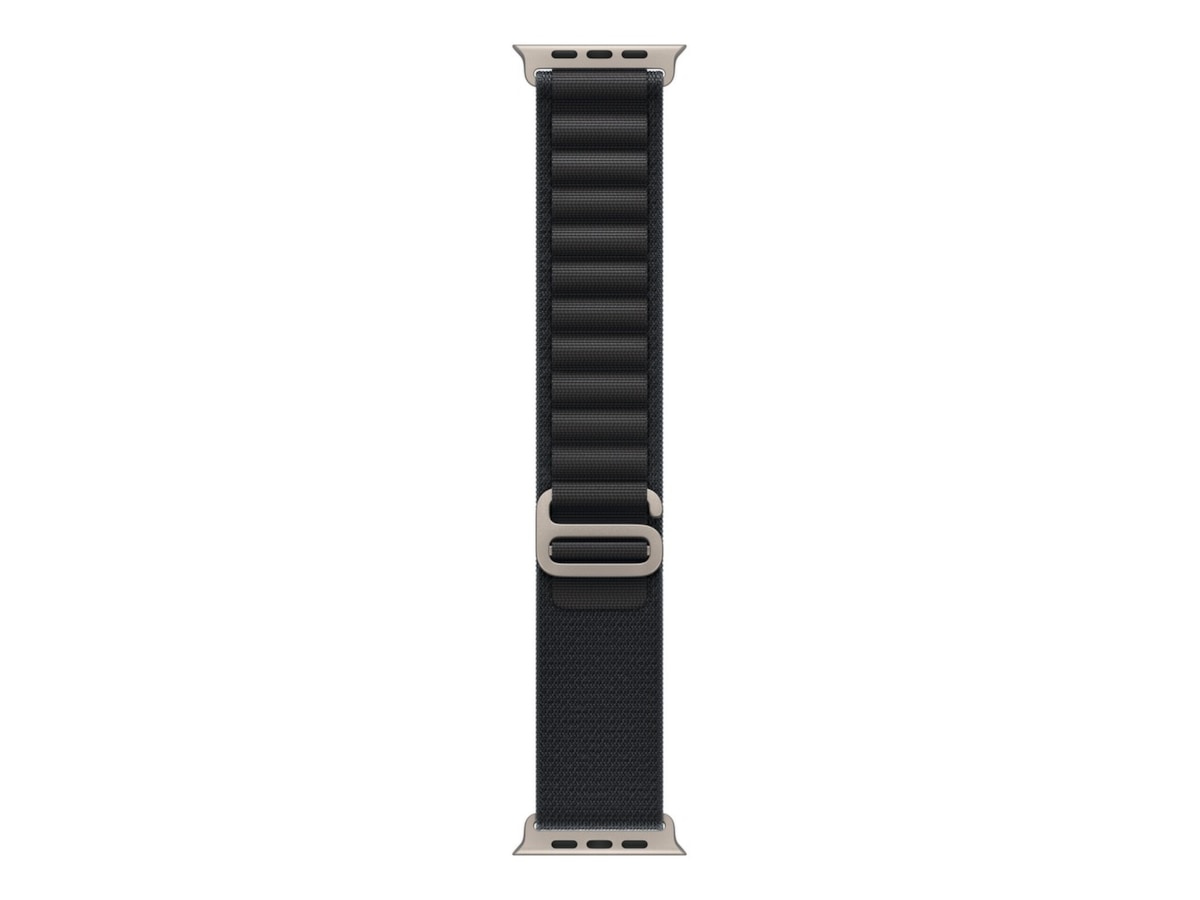 Apple Watch 49mm Natural Titanium Alpine Loop (black) -B-Grade Demo tilbehør til mobiler & klokker