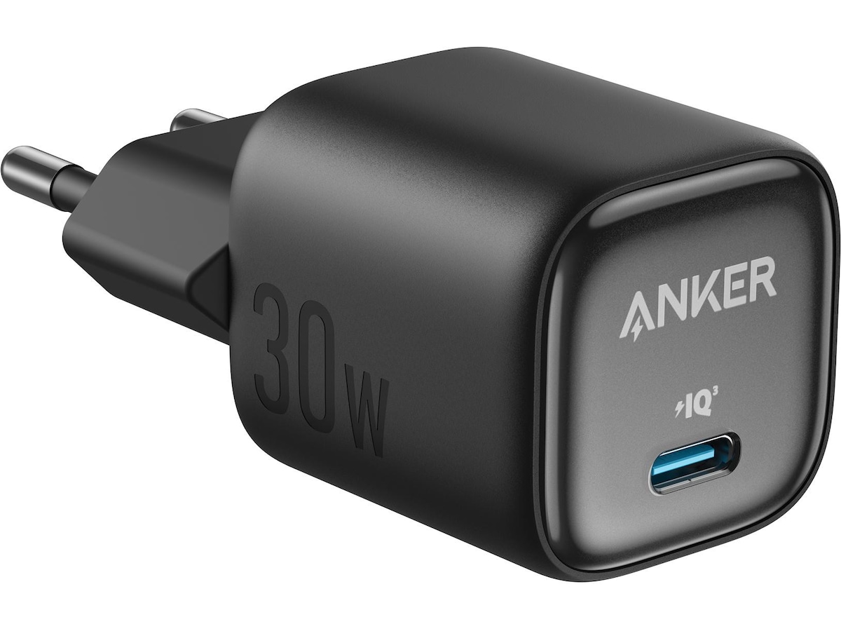 Anker Zolo 30W GaN Vegglader (sort) Mobilladere