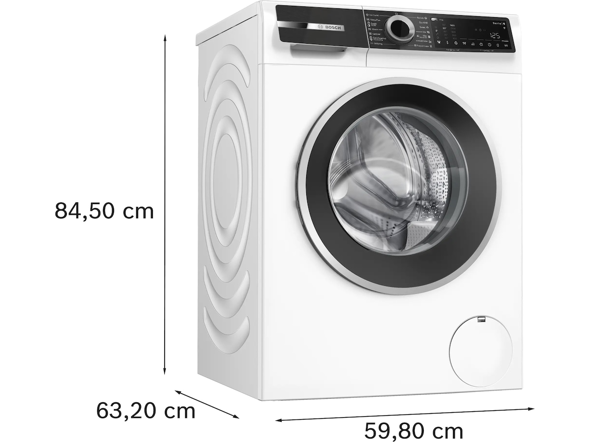 Bosch WGK264ZLSN Serie 6 Vaskemaskin (hvit) Vaskemaskin