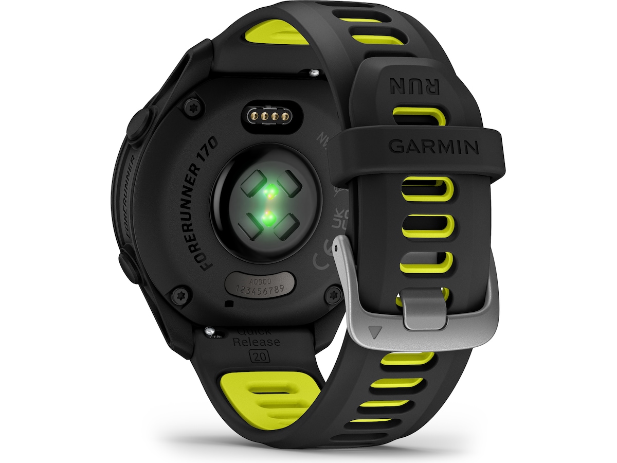 Garmin Forerunner 170 42mm GPS (black/amp yellow) Smartklokker