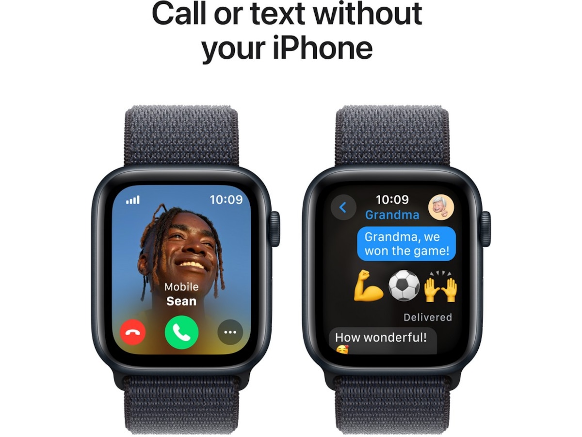 Apple Watch SE 44mm GPS + LTE Aluminium (midnatt) -B-Grade Demo klokker