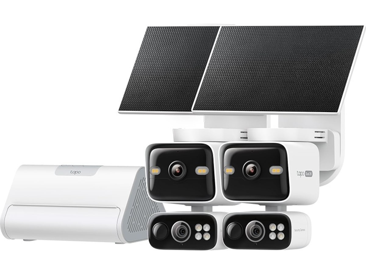 TP-Link Tapo HB410 Solar Cam 2K Dual (2-Cam Kit) Overvåkningskameraer